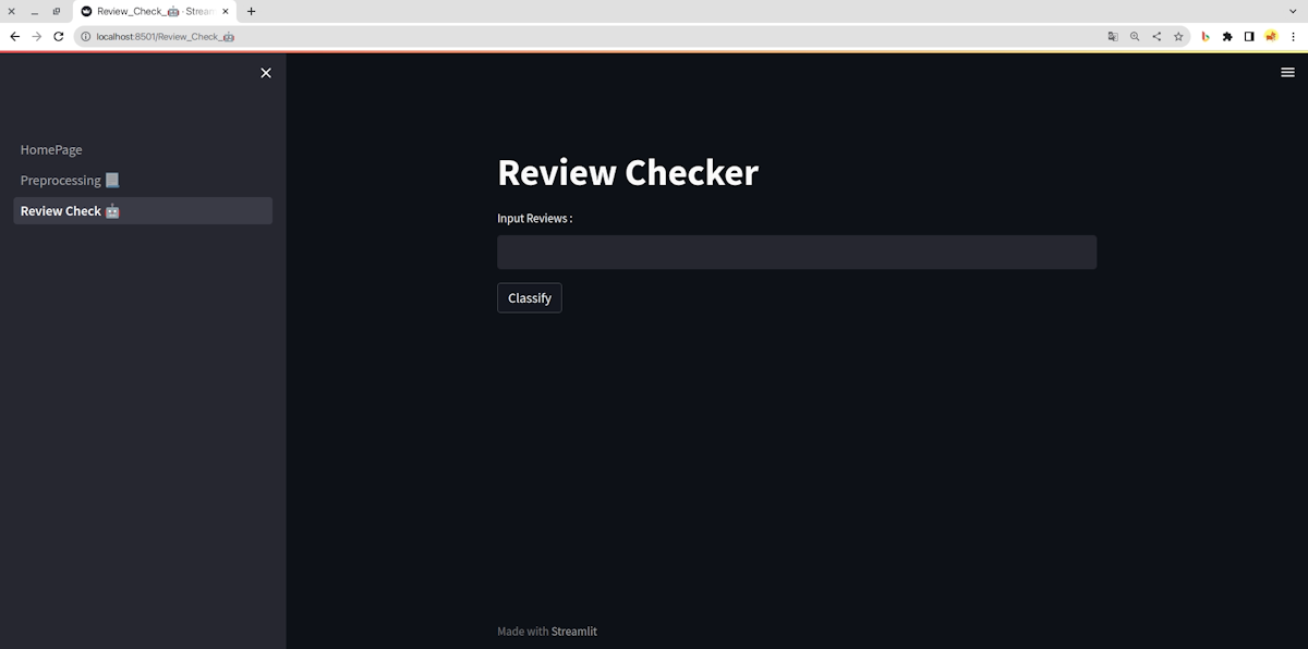 Picture of review checker website